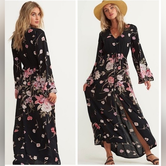 Billabong Desi Kimono Dress - Picture 1 of 8
